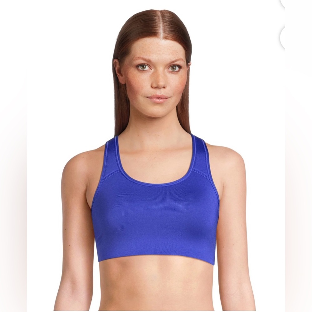Avia Women's Blueβ Racerback Sports Bra! NWT! Size M.